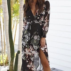 Wisteria wrap dress by White Closet - worn once!